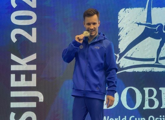 İdman gimnastımız Dünya kubokunun Osiyek mərhələsində gümüş medal qazanıb
